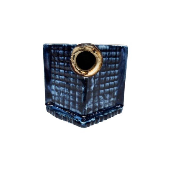 Vintage KLM Blue Delft House #4 Rynbende Empty Holland Dutch KLM Airlines - Picture 8 of 8